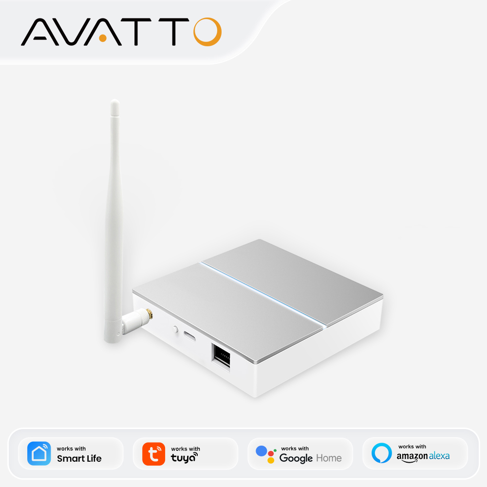 Home Automation Technology - بوابة AVATTO Tuya ZigBee مع هوائي