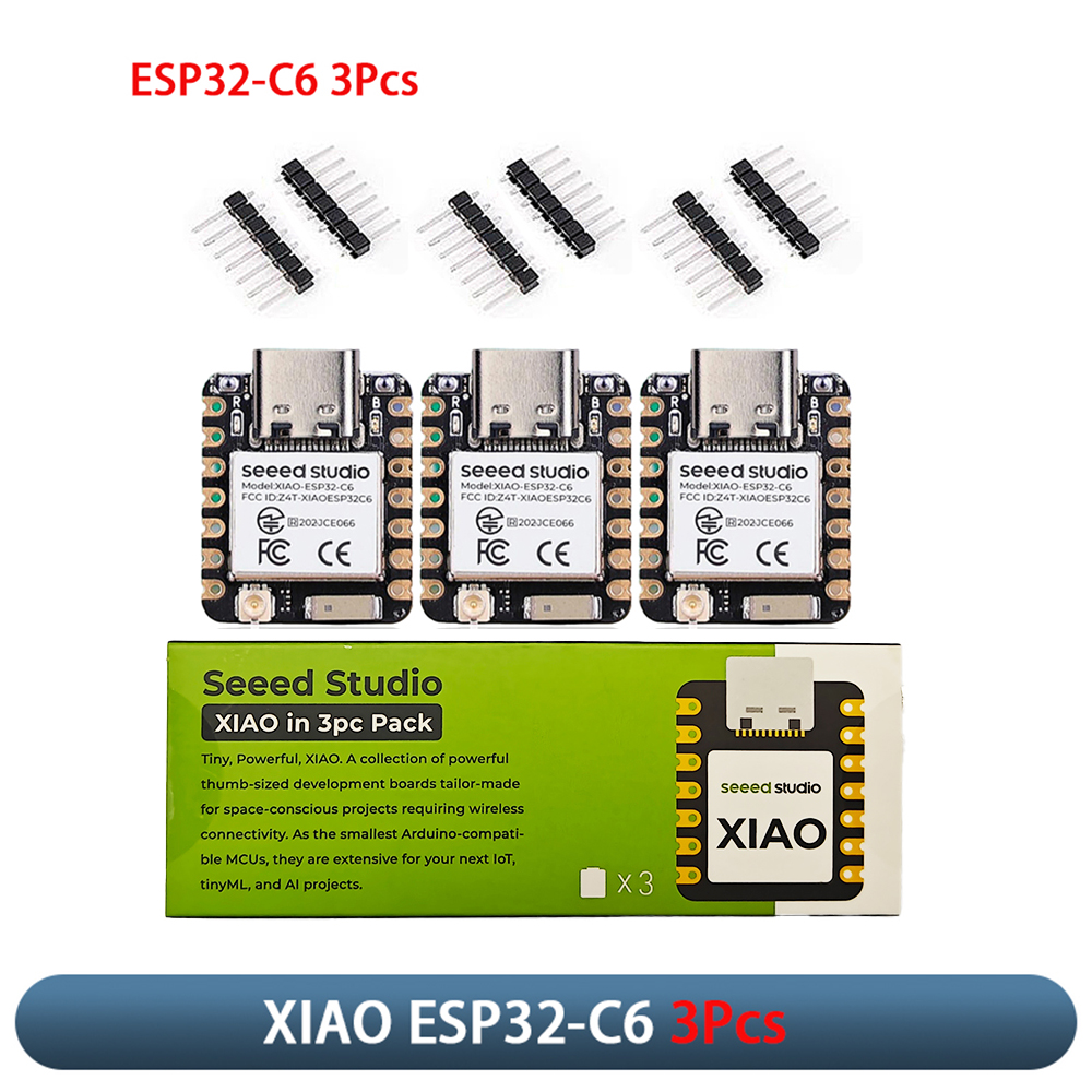 Home Automation With Arduino - لوحة تطوير XIAO ESP32-C6 (3 قطع)