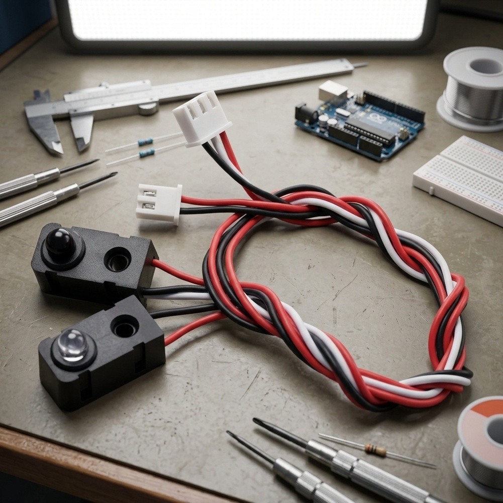 Home Automation System Diy - 4 أزواج من أجهزة استشعار الأشعة