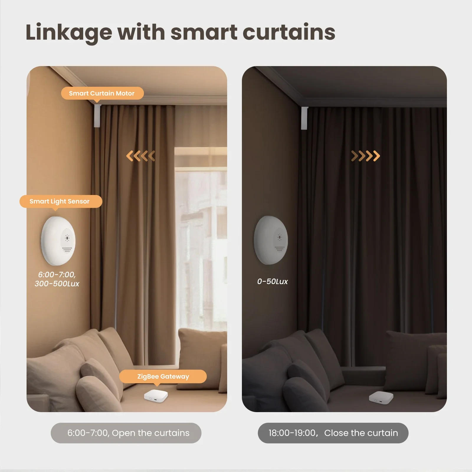 MOES Tuya Zigbee مستشعر الضوء  - مراجعة Home Automation Technology وسعره