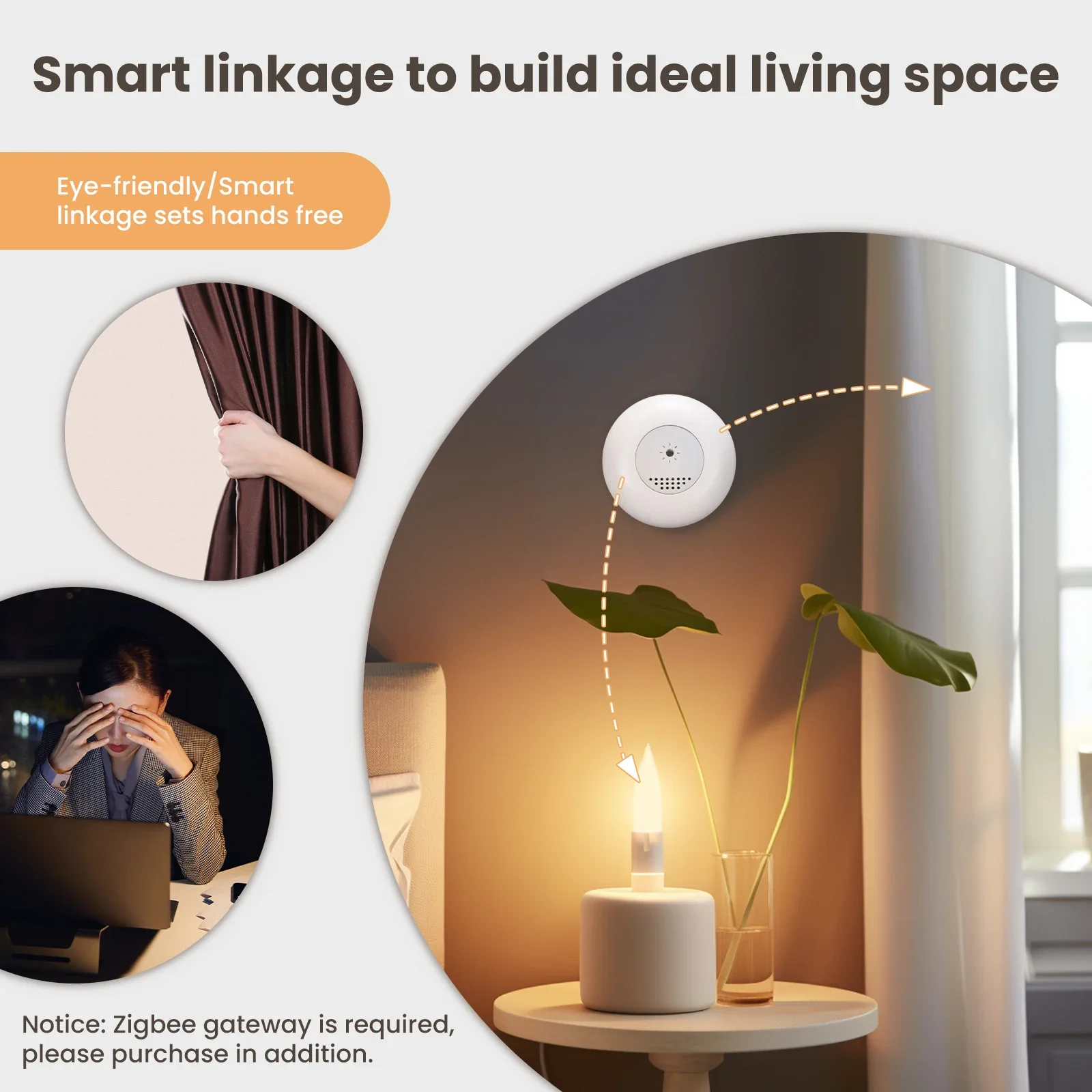 MOES Tuya Zigbee مستشعر الضوء  - مراجعة Home Automation Technology وسعره