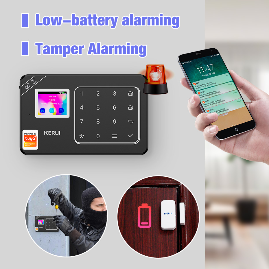 KERUI DIY مجموعة إنذار منزلك 4 - مراجعة Home Automation System Diy وسعره