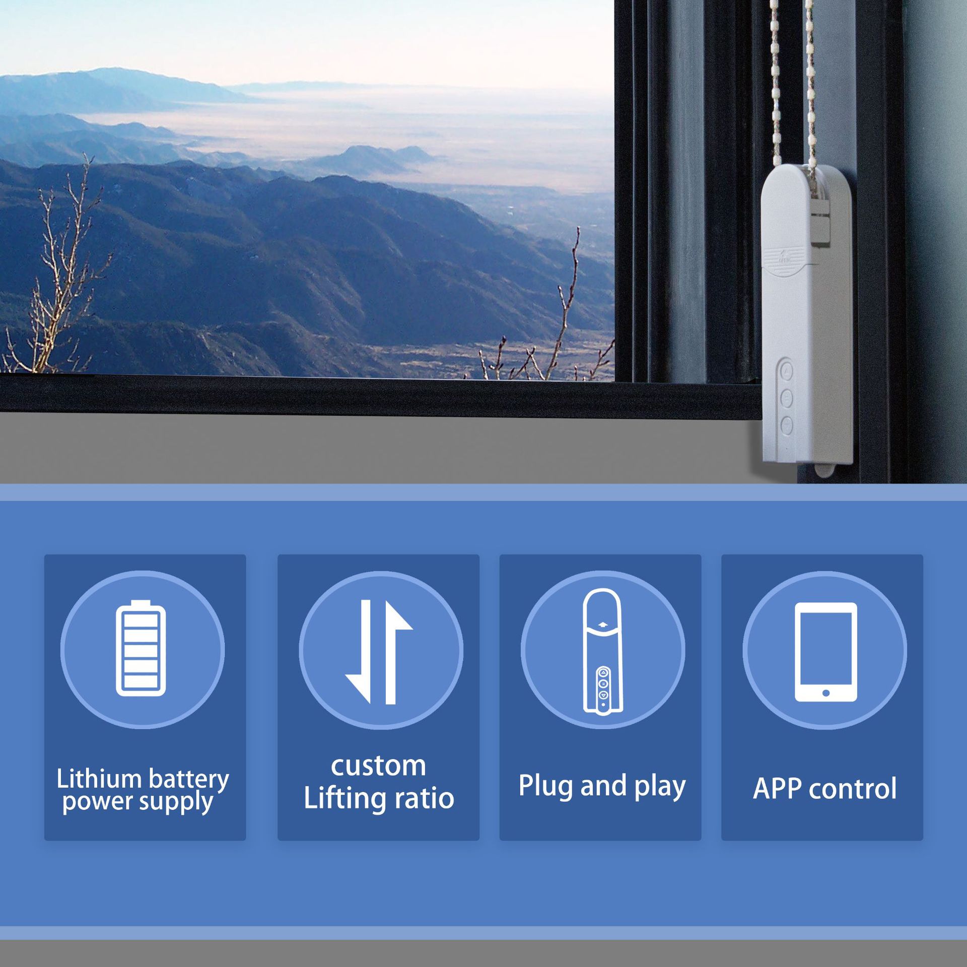 محرك أسطوانة أعمى كهربائي واي  - مراجعة Home Automation Technology وسعره