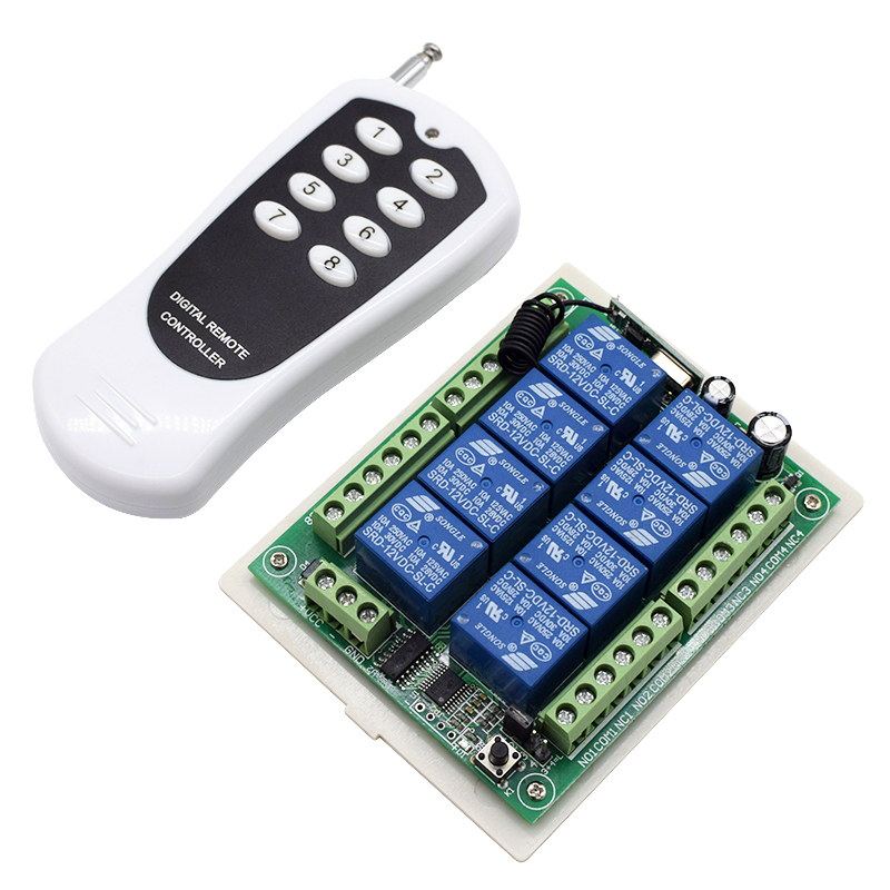 8CH مستقبل ترددات لاسلكية + 43 - مراجعة Shelly Relay Module وسعره