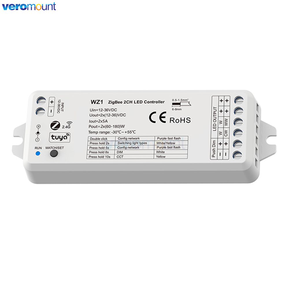 WZ1 زيجبي LED باهتة 12 فولت 24 - مراجعة Zigbee Coordinator Stick وسعره