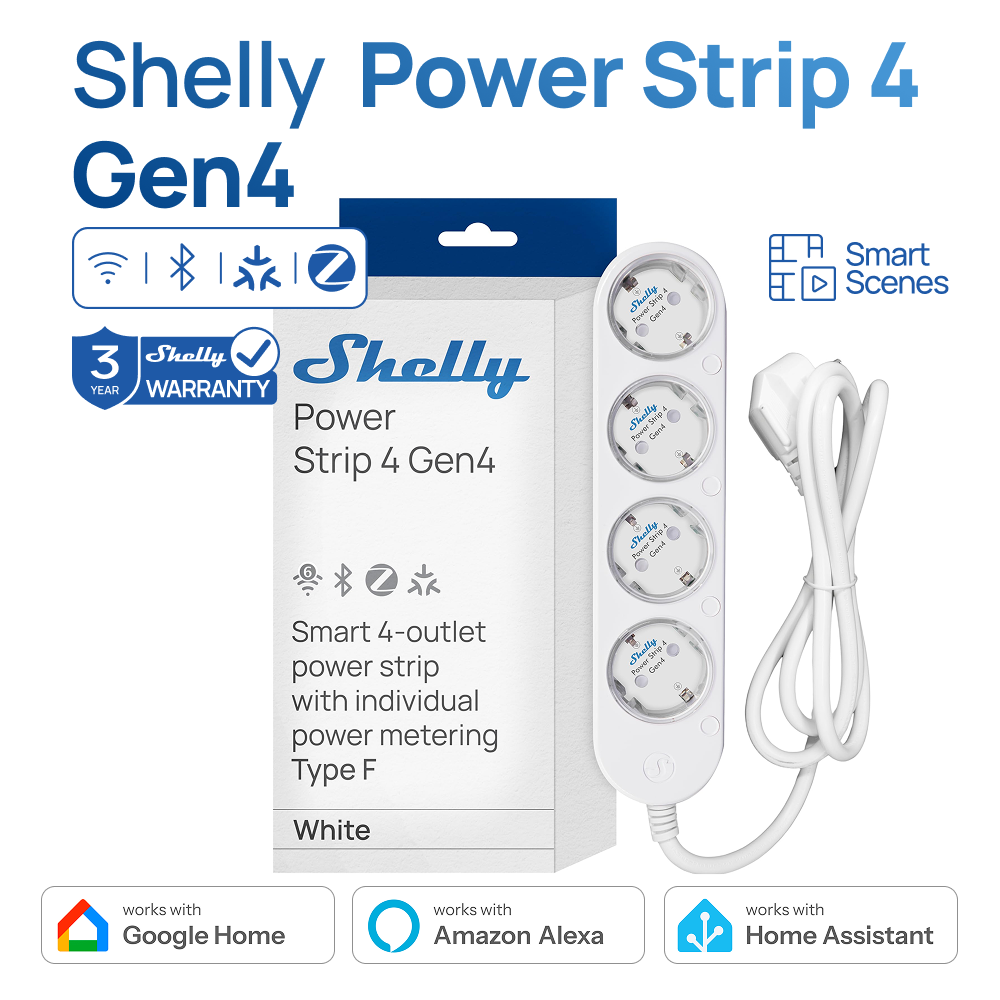 Shelly قطاع الطاقة 4 Gen4 المك - مراجعة Shelly Relay Module وسعره